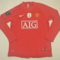 Manchester united jersey 2008 2009 shirt cristiano ronaldo long sleeve champions league