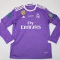 real madrid jersey 2016 2017 shirt cristiano ronaldo champions league final purple long sleeve