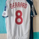 Liverpool jersey shirt 2006 2007 gerrard champions league style white maillot