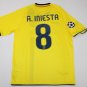 fc barcelona jersey shirt 2008 2009 champions league model INIESTA playera away yellow