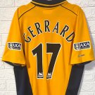 Liverpool jersey shirt 2000 2001 gerrard fa cup final trikot maillot liverpool 2000 2001 orange