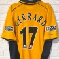 Liverpool jersey shirt 2000 2001 gerrard fa cup final trikot maillot liverpool 2000 2001 orange