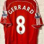Liverpool jersey shirt 2007 2008 gerrard short sleeve maillot tshirt 07 09