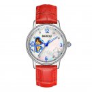 2018 New Style Fashion Watch Lady Fancy Waterproof Watch Women's Leather Shell Dial Wristwatch