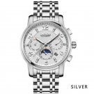 2018  Men's Mechanical Waterproof Watch Fashion Fully Automatic Hollowing Wristwatch Xmas Gift