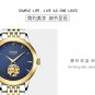 2018 Classic Ultra-thin Men's Watch with 2 Dials Mechanical Waterproof Wristwatch Steel Band Watch