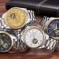 New Style Men's Fashion Mechanical Watch Men's Business Hollowing Watch Waterproof Wristwatch