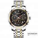 New Style Men Fashion Watch  Waterproof Quartz Watch Business Wristwatch Nightlight Watch