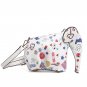 2018 Cute Animal Handbag Colorful Elephant Doodle Sign Cross Body Bag