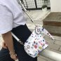 2018 Cute Animal Handbag Colorful Elephant Doodle Sign Cross Body Bag