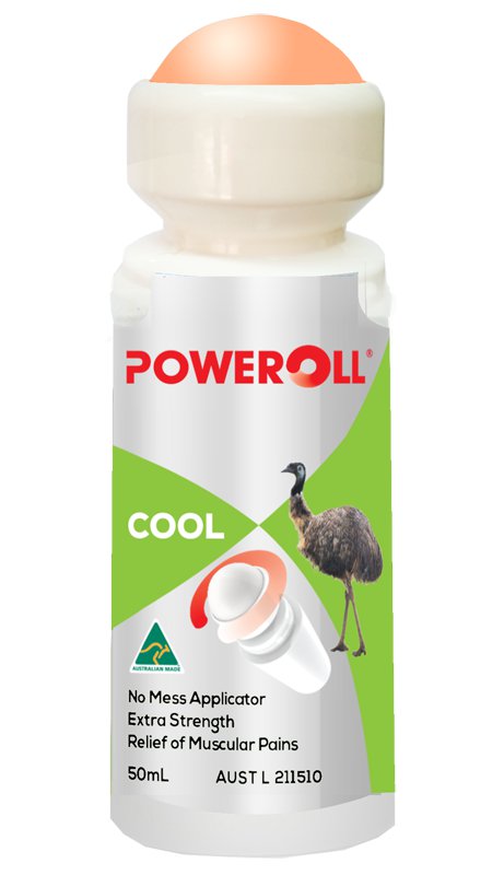 Poweroll Plus  - Cool 50ml (Roll-On)Â