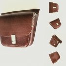 Natural leather handmade waist bag