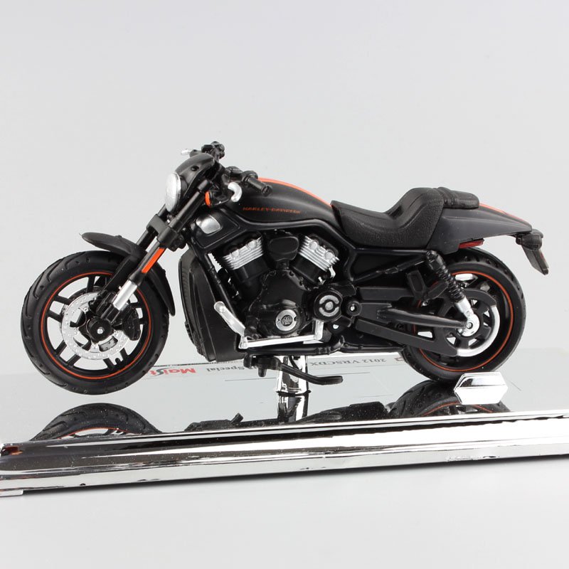 Harley 2012 VRSCDX Night Rod Special Black 1:18 Die Cast Metal Motorcycle Model