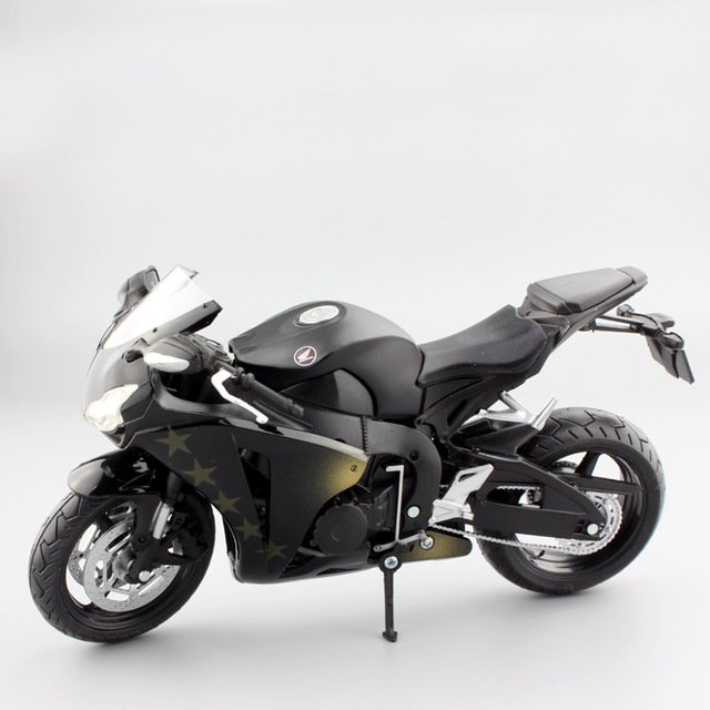 Honda Fireblade Repsol CBR1000RR Black 1:12 Die Cast Metal Motorcycle Model Miniature Sport Bike