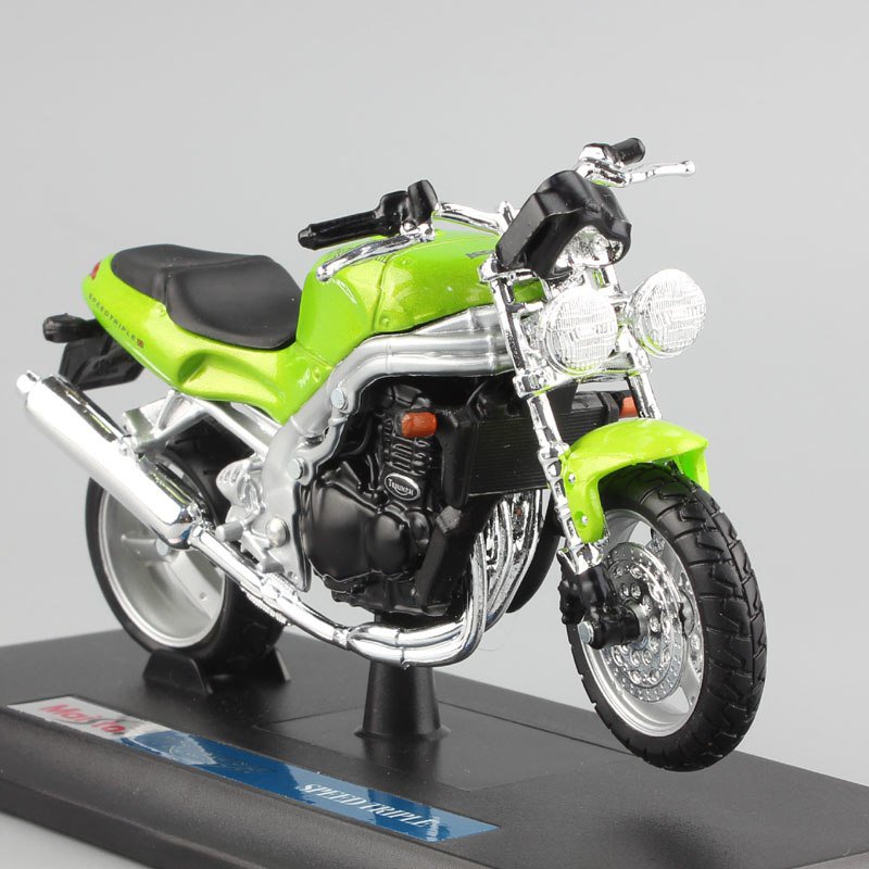 1998 TRIUMPH SPEED TRIPLE T509 1:18 Die Cast Metal Motorcycle Model Miniature Maisto