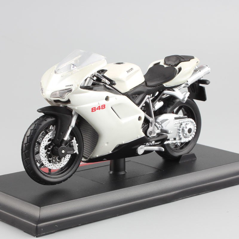 Ducati Superbike 848 EVO 1:18 Die Cast Metal Motorcycle Model Miniature Maisto