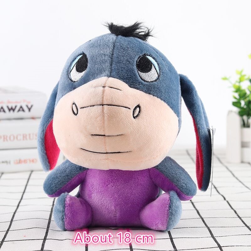 Little Donkey Disney Winnie The Pooh 18cm Boy or Girl Gift Birthday Cute Doll Plush Toys
