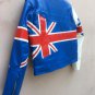 New Handmade Men's Union Jack Flag Leather Jacket for Men