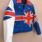 New Handmade Men's Union Jack Flag Leather Jacket for Men