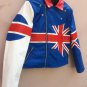 New Handmade Men's Union Jack Flag Leather Jacket for Men