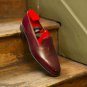 Handmade men leather shoe, brown loafer for men, Formal leather shoes