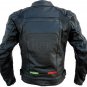 Homemade  Black Motorcycle Biker Racing Premium Genuine Leather Jacket