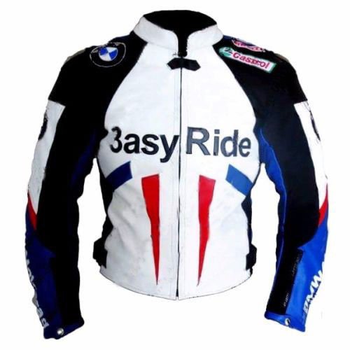BMW Motorcycle Leather Jacket Racing Motorbike Cowhide Leather Jacket Armors