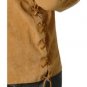 NEW Homemade Men Traditional Western Suede Leather Mountain Man Shirt With Fringes Jacket