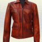 NEW HANDMADE Hunger Games Katniss Everdeen Handmade Leather Jacket Brown Black all New Sizes