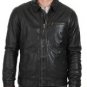 NEW HANDMADE MENS BIKER LEATHER JACKET, MEN FASHION BLACK LEATHER JACKET, MEN LEATHER JACKETS