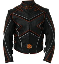 NEW HANDMADE   Custom New Men XMen Style Biker Motorcycle Leather Jacket, biker jacket