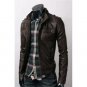 NEW HANDMADE Mens slim fit leather jacket, Men biker leather jacket, Leather jacket mens