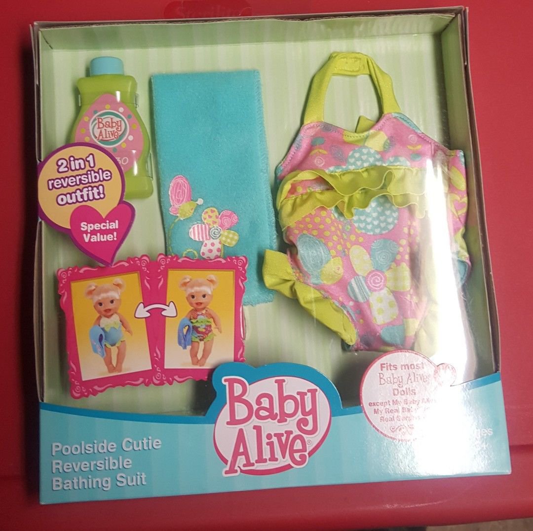 BABY ALIVE OUTFIT pool side cutie RARE NEW IN BOX