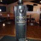 empty Ciroc bottle 1.75 liter with cap black raspberry