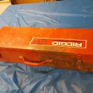 Metal Carry Case Tool Box Ridgid Dies Head Hand Threader 19 3/8' x 7 1/2" 3 1/4"