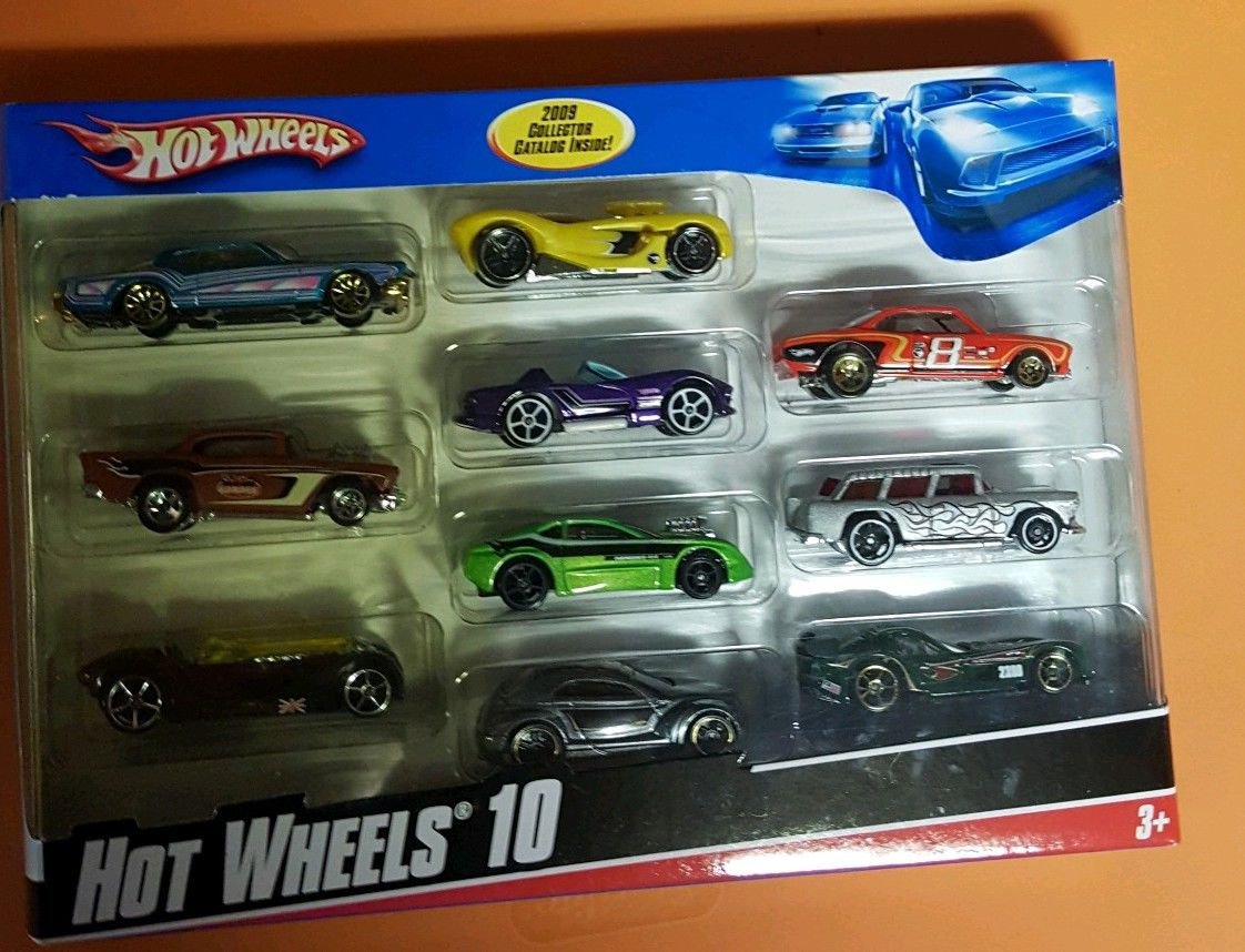 hot wheels   10 pack only color