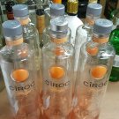 Lot of 6 Empty 1 Liter Ciroc mango Vodka Bottles,  With Caps