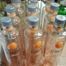 Lot of 12 Empty 1 Liter Ciroc mango Vodka Bottles,  With Caps