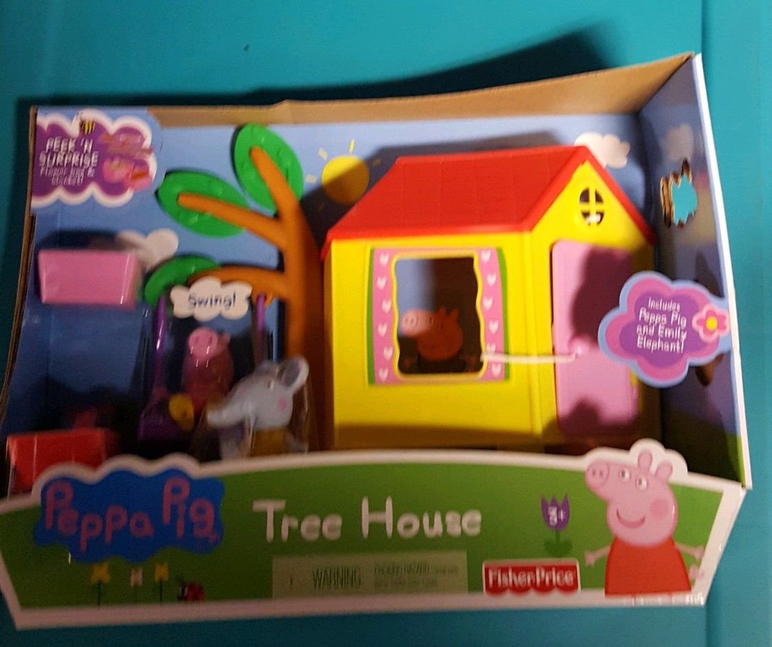 Peppa Pig Talking Tree House With Slide, Swing And Muddy Puddle