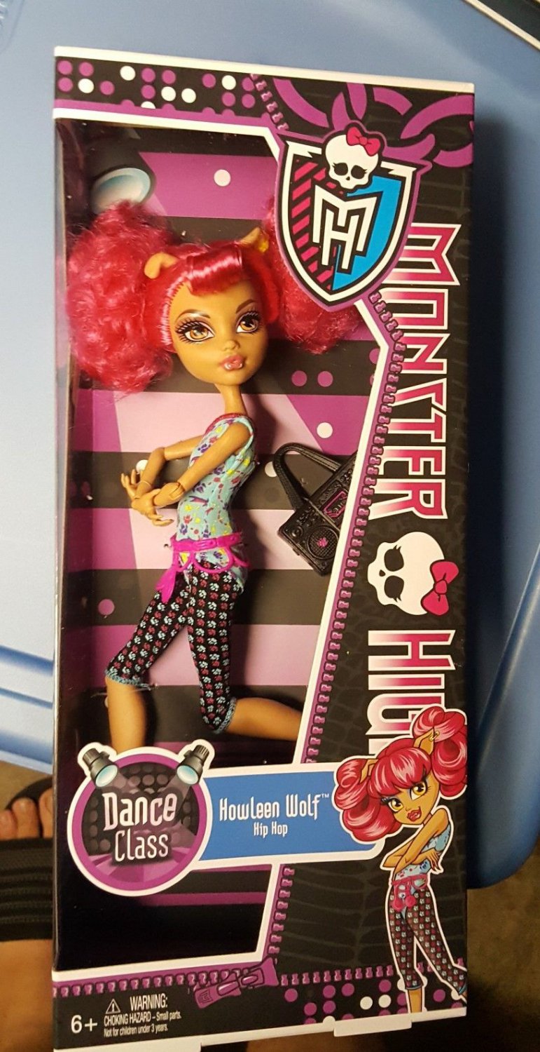 Monster High 2012 Howleen Wolf Hip Hop Dance Class Doll New In Box