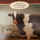 LANG LOWELL HERRERO ARTWORK 2005 "BEST OF COWS" FULL SIZE CALENDAR Excellent