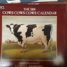 LANG LOWELL HERRERO ARTWORK 2008 COWS COWS COWS FULL SIZE CALENDAR Excellent