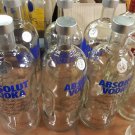 ABSOLUT VODKA 1.75 LITER  EMPTY bottle lot of 6 arts crafts clear glass