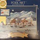 VINTAGE   2017 LARGE WALL FOLK ART CALENDAR By LANG