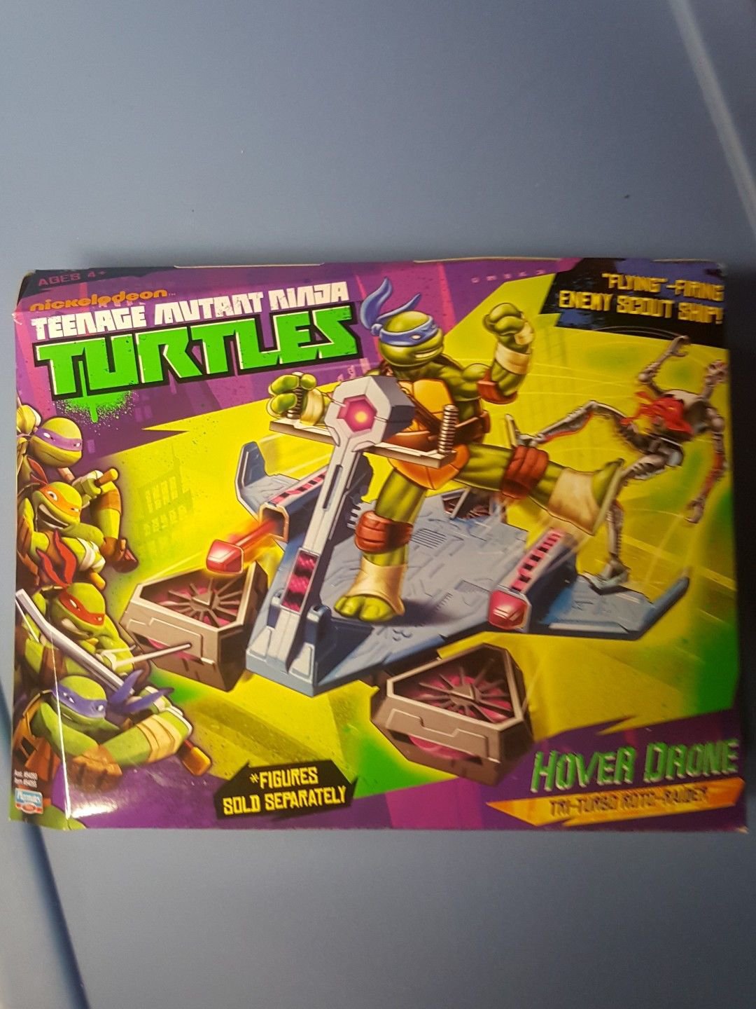 Teenage Mutant Ninja Turtles Hover Drone Vehicle Toy Figure Vehicle New