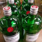 Lot of 6 Tanqueray Dry Gin 1.75 Empty Green Bottles With Caps