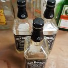 Lot of 3 Jack Daniels Tennessee Whiskey liter Bottles Caps  empty Bottle Crafts