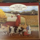 LANG LOWELL HERRERO ARTWORK 1999 COWS COWS COWS FULL SIZE CALENDAR Excellent