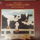 LANG LOWELL HERRERO ARTWORK 2015 cows cows cows FULL SIZE CALENDAR Excellent