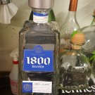 1800  Tequila Bottle Empty 1.75 liter craft crafts glass arts